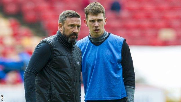 Derek McInnes and Ryan Jack