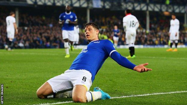 Former Everton midfielder Ross Barkley