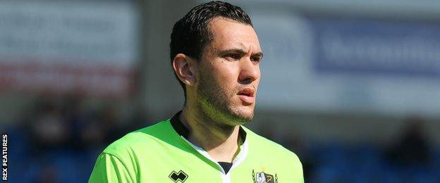 Deniz Mehmet in action for Port Vale