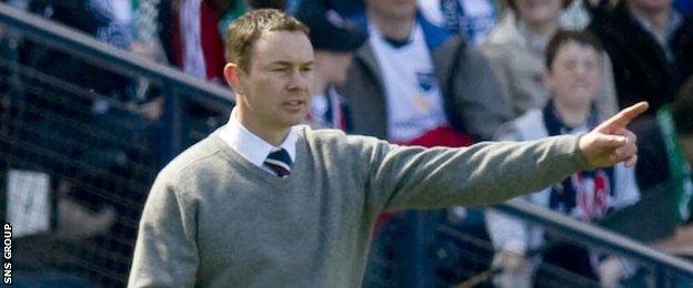 Derek Adams oversaw County's Scottish cup semi-final win against Celtic in 2010