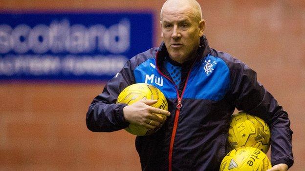 Rangers manager Mark Warburton