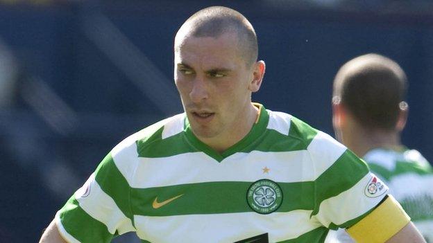 Celtic captain Scott Brown