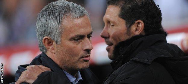 Jose Mourinho and Diego Simeone