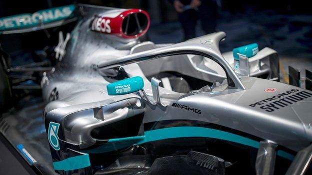 Mercedes W11 F1 car