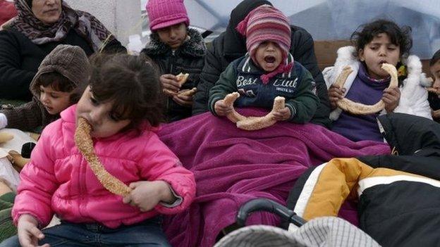 Syrian refugee children