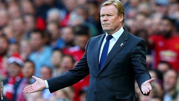 Everton boss Ronald Koeman