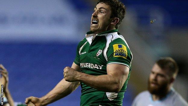 London Irish scrum-half Brendan McKibbin