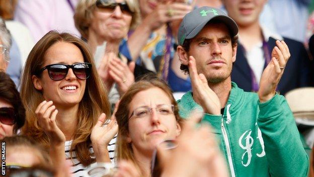 Kim and Andy Murray