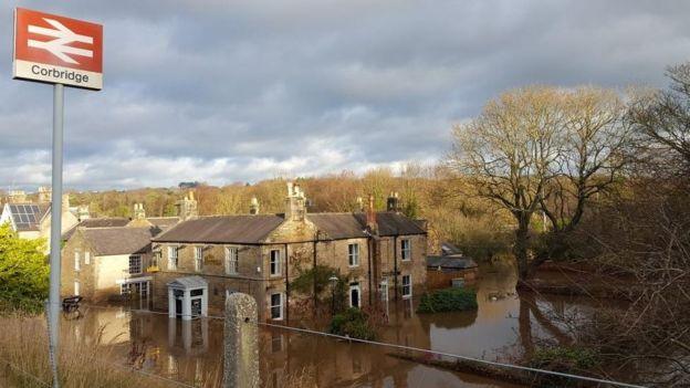 The River Tyne at Corbridge