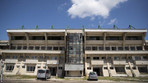 FC Olt's stadium in Scornicesti