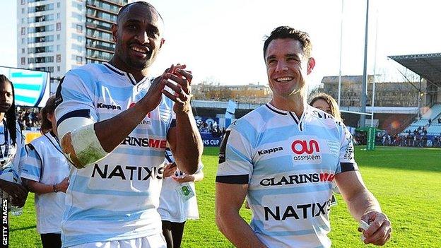 Joe Rokocoko and Dan Carter