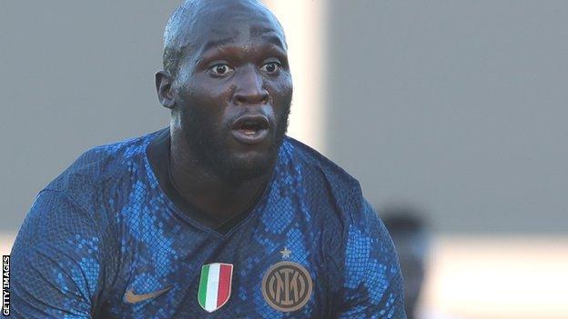 Romelu Lukaku in action for Inter Milan in pre-season