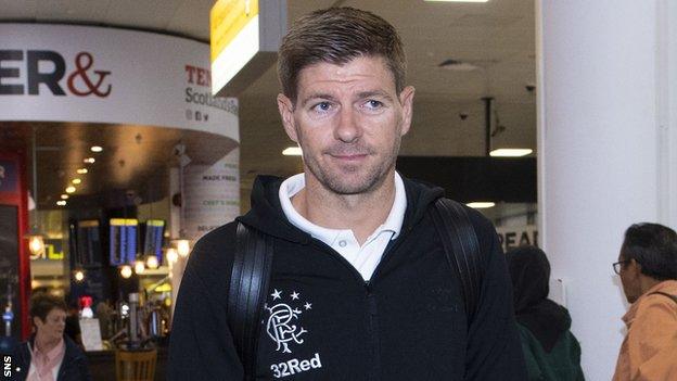 Rangers manager Steven Gerrard