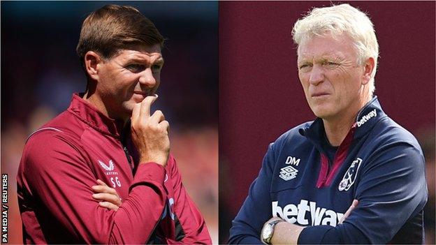 Steven Gerrard and David Moyes