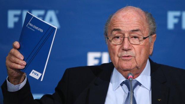 Former Fifa president Sepp Blatter