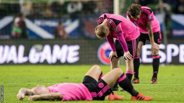 Scotland could only finish third in their World Cup qualifying group