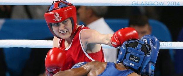 Michaela Walsh lost to Nicola Adams by split decision in their 2014 Commonwealth Games final