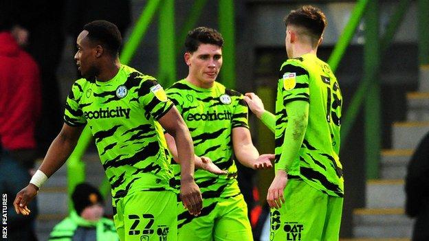 Forest Green score against Carlisle