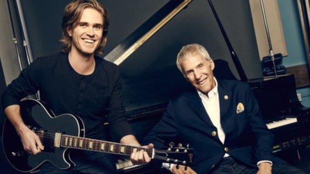 Kyle Riabko and Burt Bacharach