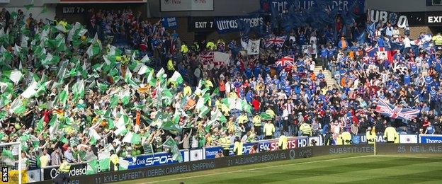 Celtic and Rangers fans