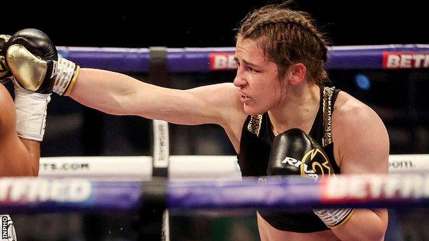 Katie Taylor maintained her perfect professional record as she clinched her 19th straight victory