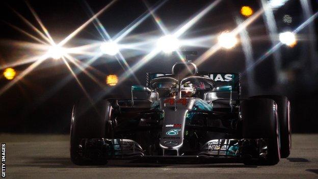 Mercedes' Lewis Hamilton