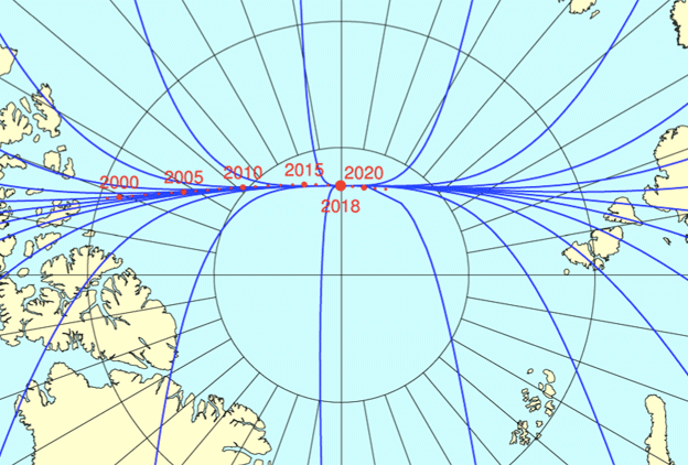 North Pole map