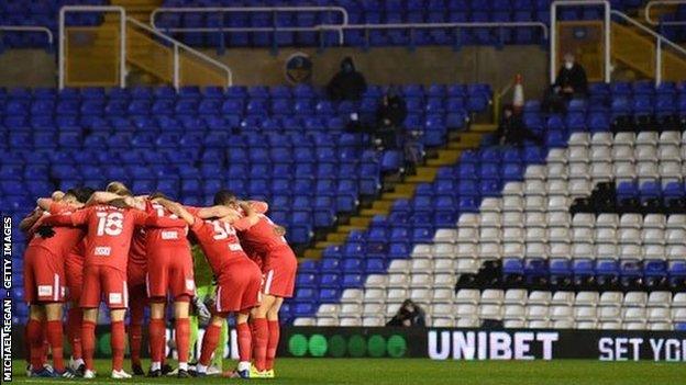 As the away team, Birmingham City had to abandon their traditional royal blue for their all-red change strip