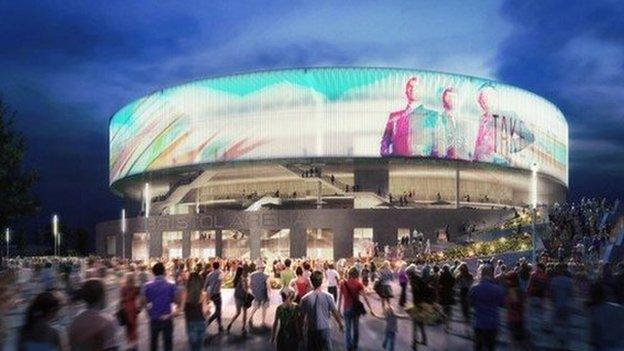 Planned Bristol Arena