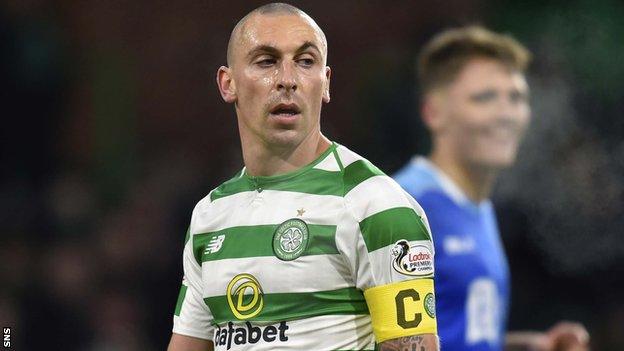 Celtic captain Scott Brown