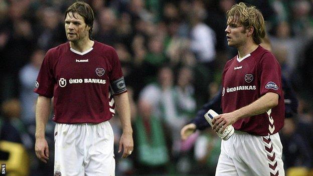 Steven Pressley and Robbie Neilson spent seven years together at Hearts