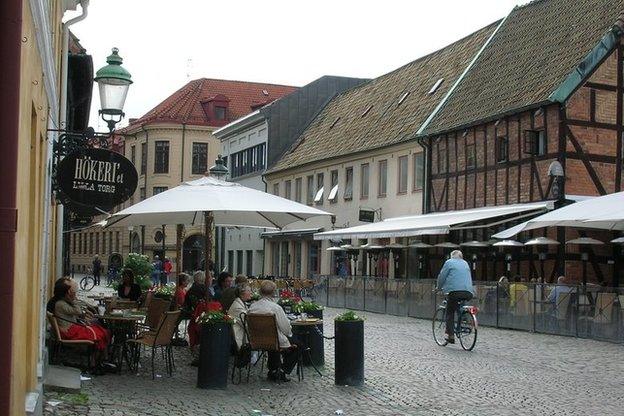 Street scene in Malmo