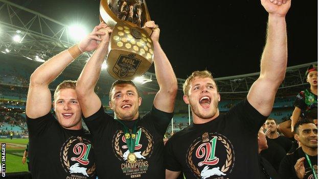 Brothers George, Sam and Tom Burgess