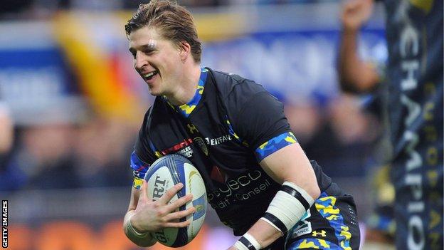 David Strettle scores for Exeter