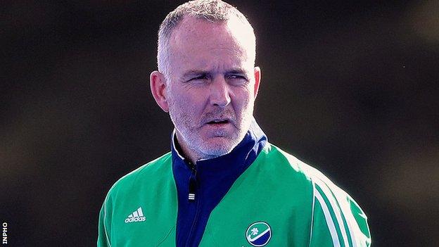 Ireland head coach Mark Tumilty