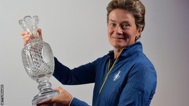 Catriona Matthew captains Europe against the United States at Gleneagles in September