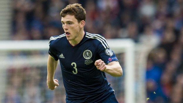 Scotland defender Andrew Robertson