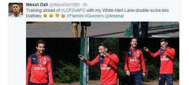 Mesut Ozil on Twitter