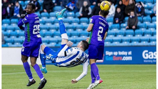 Kyle Lafferty's second was a sublime overhead kick