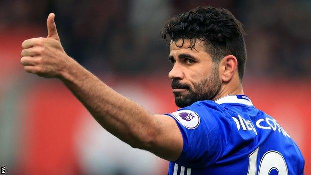 Chelsea striker Diego Costa