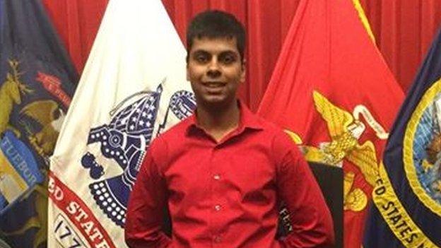 Raheel Siddiqui, 20, jumped to his death from a stairwell