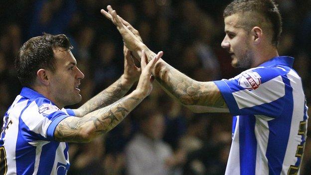 Sheffield Wednesday celebrate