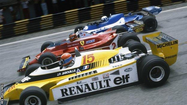 Brazilian GP 1980 start