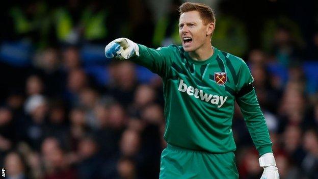 David Martin kept a clean sheet on his West Ham and Premier League debut