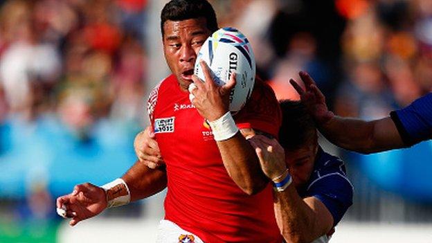 Tonga centre Siale Piutau started all four group games at the 2015 Rugby World Cup