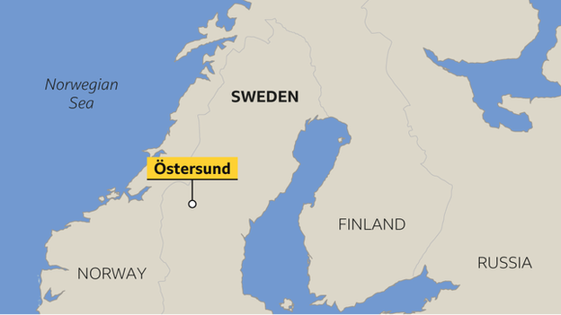 Ostersund map