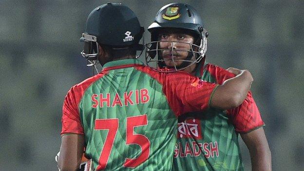 Shakib Al Hasan and Soumya Sarkar