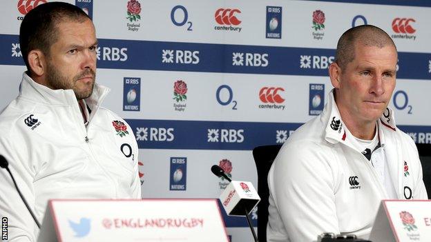 Andy Farrell and Stuart Lancaster