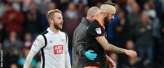 Steven Fletcher picked up a head injury at the weekend