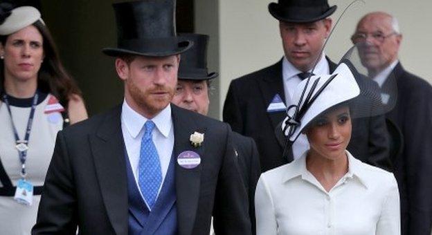 The Duke and Duchess of Sussex at Royal Ascot